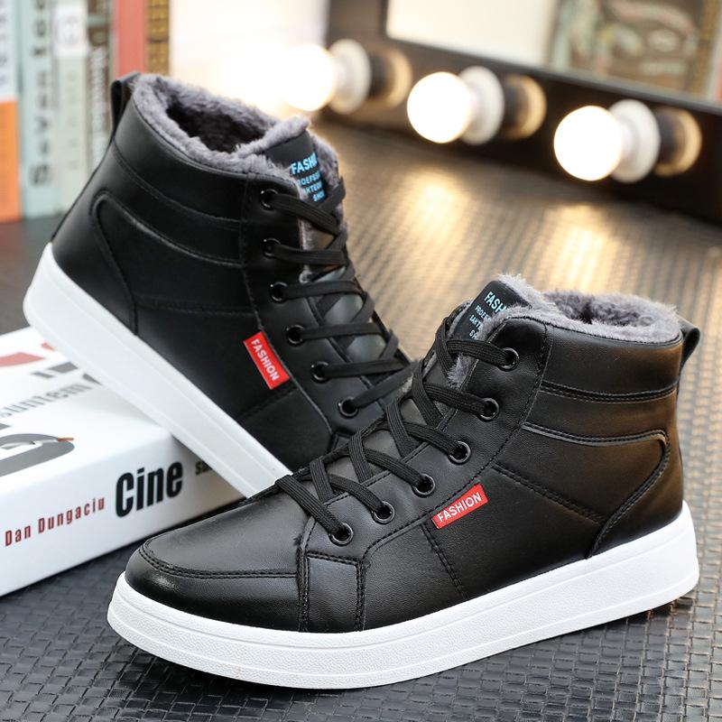 Fashion Winter Boots Men Boots Outdoor Working Boots Men Warm Wither Shoes Non-Slip Sneakers Keep Warm Boots 2019 Fashion shoes