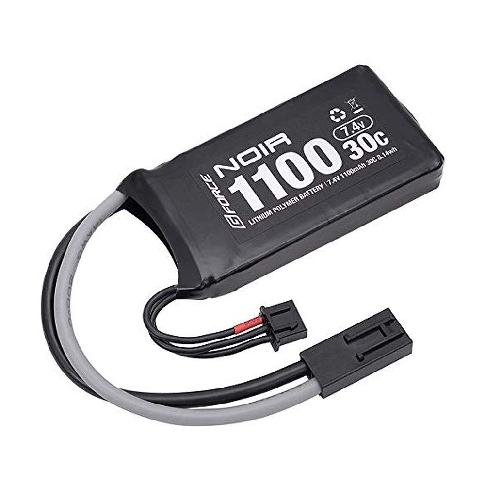 Noir LiPo 7.4V 1100mAh PEQ-in Type GFG906 [Official Japanese Product]