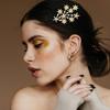 1pc Rhinestone Star Hair Clips Crystal Star Hair Clip for Women Bride Wedding Hair Barrettes Sparkly Silver & Gold Hair Pins