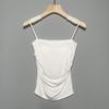 Dongdaemun Slim Backless Camisole with Chest Pads - Sexy and Pure Design for Women