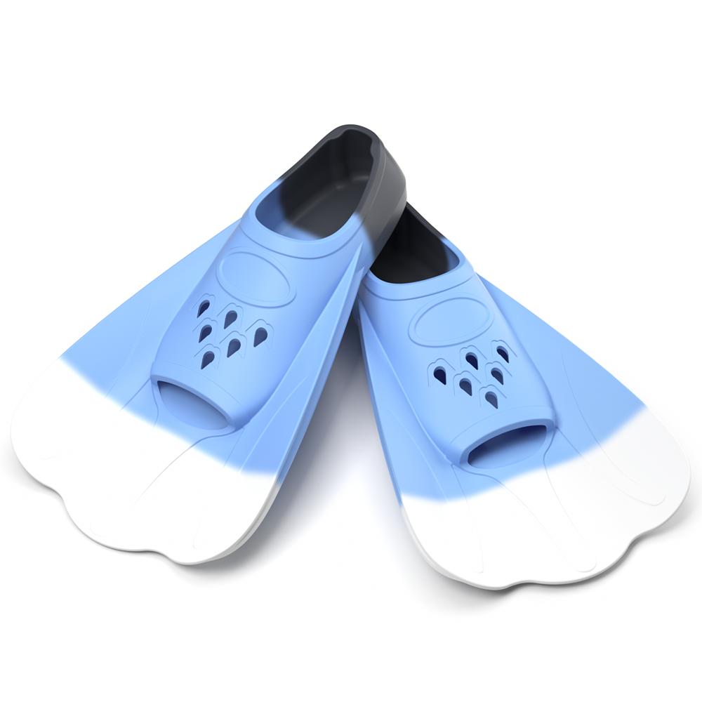 

Silicone Swimming Fins Diving Flippers Comfortable S Blade Floating norkeling Lap Swimming Unisex With Mesh Bag Travel Size XS