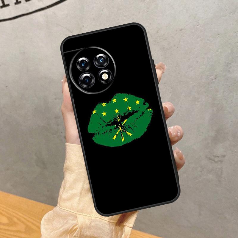 Tschirkassische Flagge Hülle Für OnePlus 8 9 10 Pro 15 13 12 11 13T 13R 12R 10T 8T Nord CE 5 2 3 4 Lite N20 N30 Cover