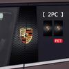2PCS Car Center Column Stickers B-pillar Decals For Porsche Boxster Cayman Cayenne 911 Macan Panamera Auto Exterior Accessories