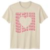Self Love Club Womens T-Shirt Mental Health Retro Style Gift For Her