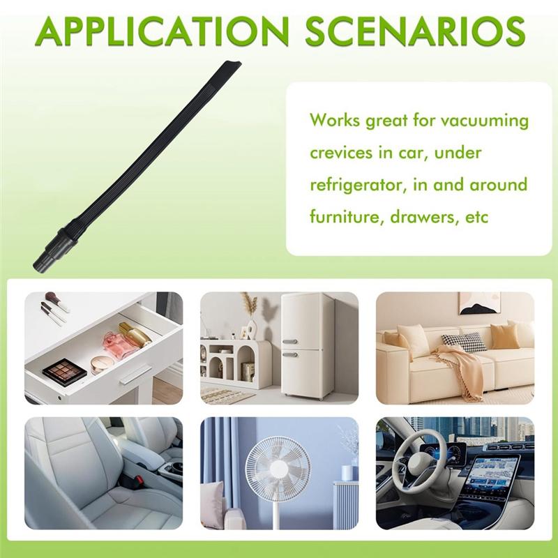 B69A For Shark NV MV Series Vacuum Crevice Tool Kit Cleaner Flat Brush Head With V -Shaped U -Shaped Brush For Dryer Vent A