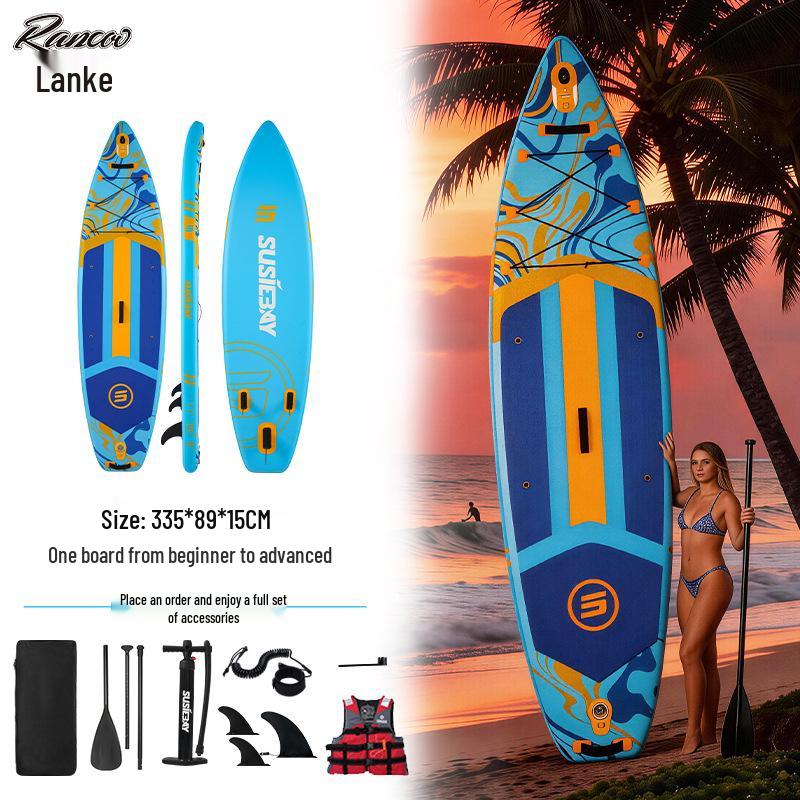 Lanko Inflatable Paddle Board - Universal PVC SUP for Surfing & Paddling