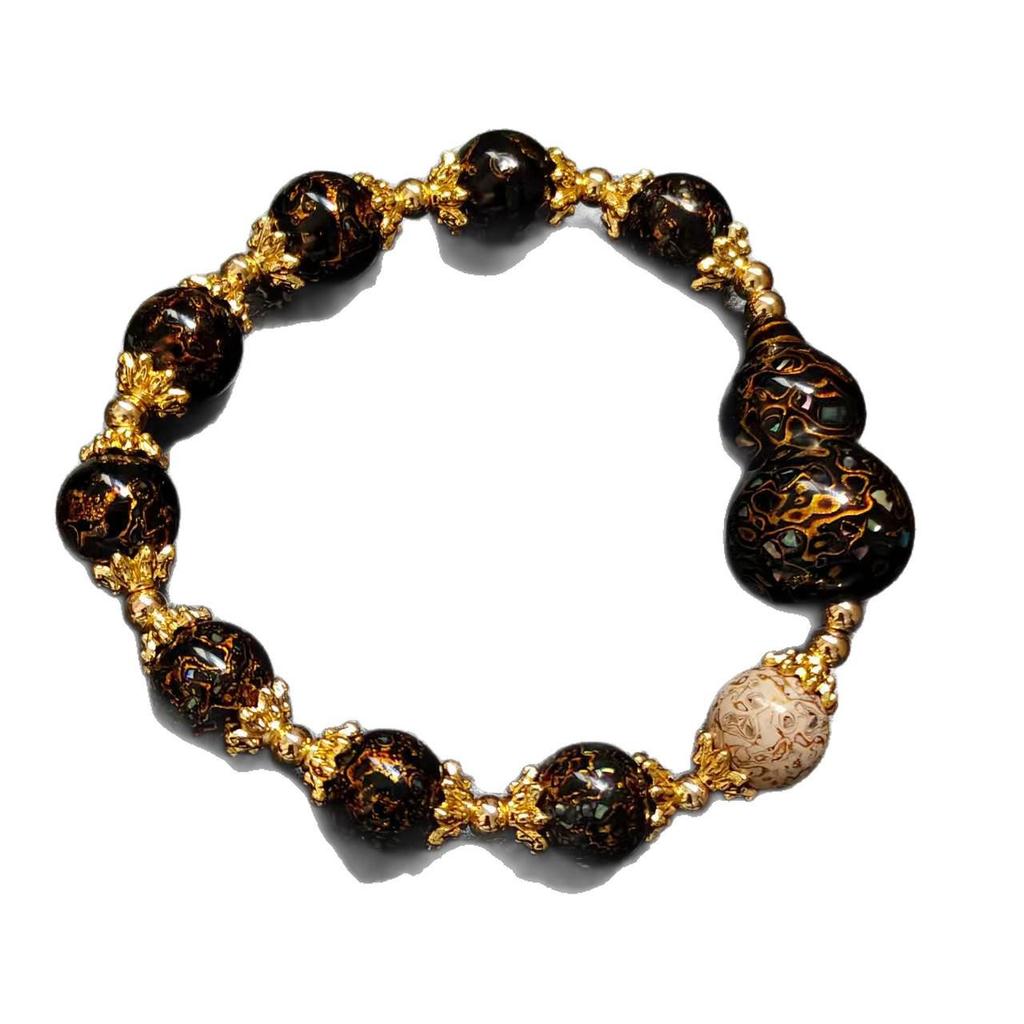 Authentisches High-End Perlmuttlack-Perlenarmband im neuen chinesischen Nationalstil