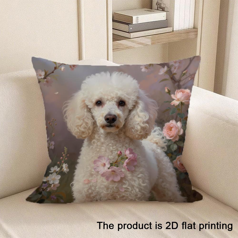 1pc Cute Animal Pattern 2D Flat Printing Pillowcases Sofa cushion cover home bedroom room decoration
