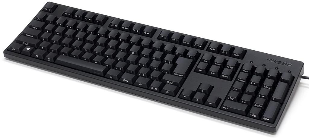 FILCO Majestouch Stingray Low Profile Speed Switch Full Size Japanese Kana Front Printing Low Profile Mechanical Keyboard FKBS108XMSS/NFB
