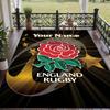 Custom Text Printed Rug England Rugby Non Slip Floor Carpet For Home Room Decor