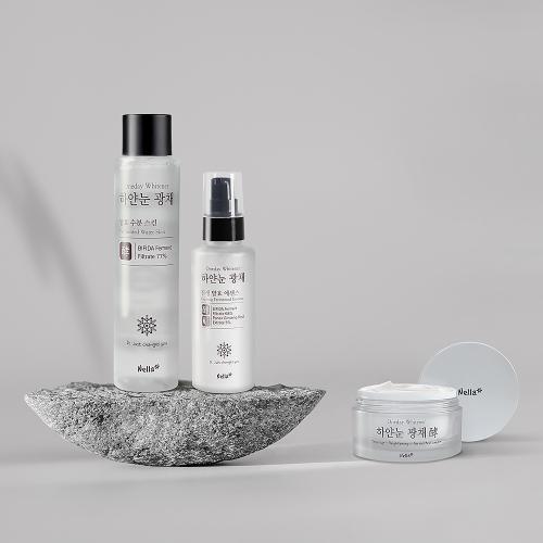 Nella White Snow Glow Fermented Hydrating Toner & Essence Skincare Set 2pcs