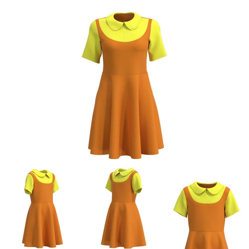 Hochwertiges Squid Game Cosplay Kostüm Kleid Neue Materialien Flexibel und Stilvoll