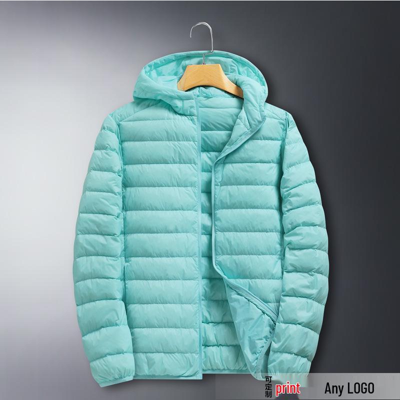Winter Couples' Lightweight Hooded Down Jacket - Men's and Women's Sports Outerwear