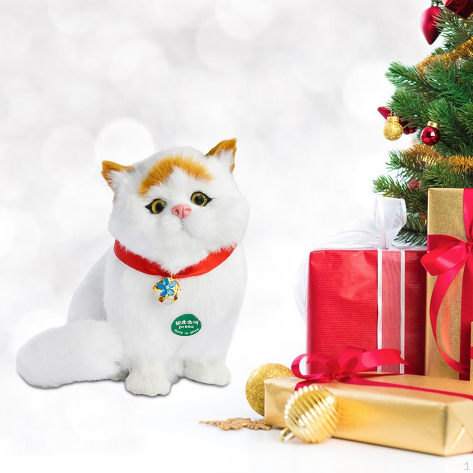 

Реалистичная игрушка для кошек, модель питомца, украшение, хвост, подвижный, милый, подарок детям Style D