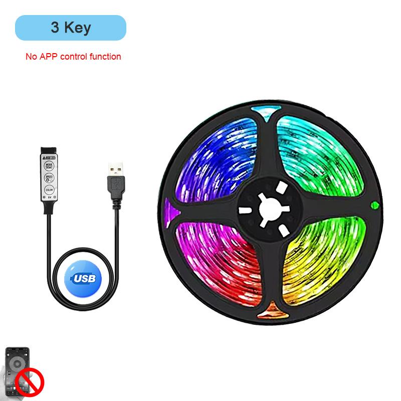 Tuya LED Strip Light WIFI APP Control 5050 RGB Led Lights Alexa Flexible Ribbon Lus Led 5V USB TV BackLight Room Decoration