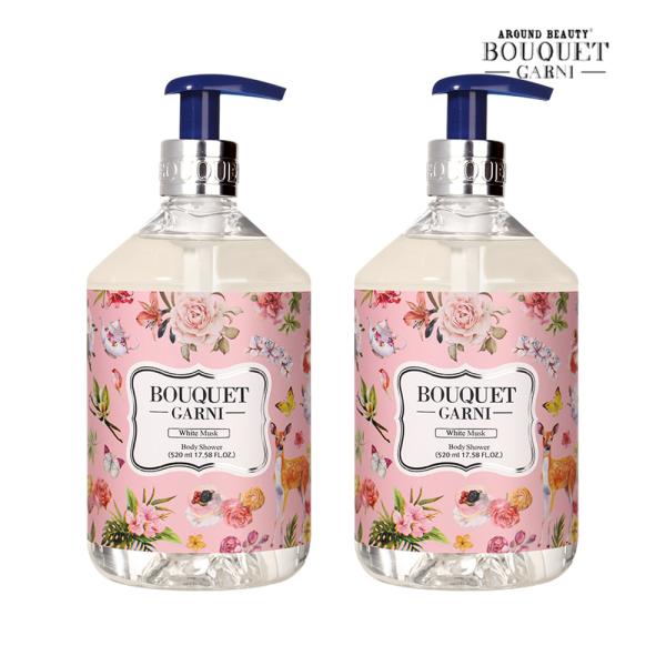 

Bouquet Garni Deep Perfume Body Wash White Musk Scent 520ml x2
