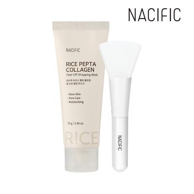 Rice Pepta Collagen Peel Off Wrapping Mask 70g X 1