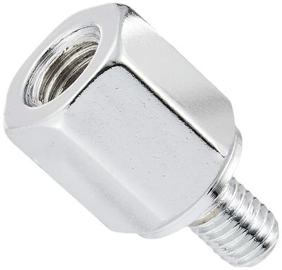 Tanax CM-3 Motorcycle Mirror, Napoleon Screw Diameter Conversion Adapter, Plating, 0.4 Inch (10 Mm) To Reverse 0.3 Inch (8 Mm)