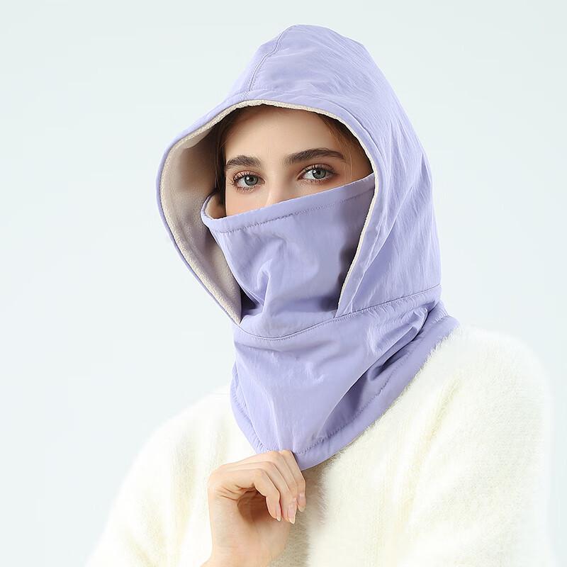 Winter Fleece-Lined Earflap Beanie with Scarf