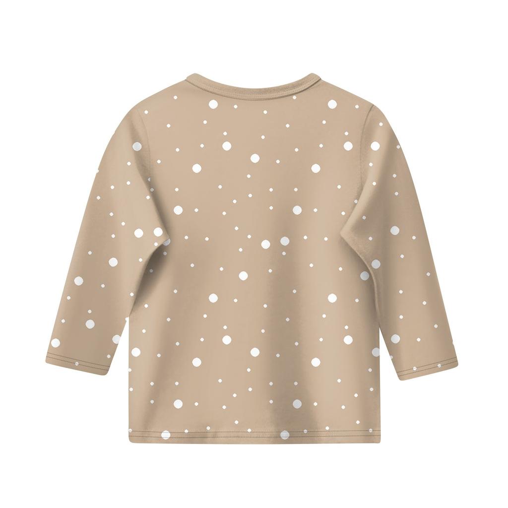 Tričká s potlačou pre dievčatá 5-16 rokov, okrúhly výstrih, 3/4 rukávy, trendy topy, outfity, tričká