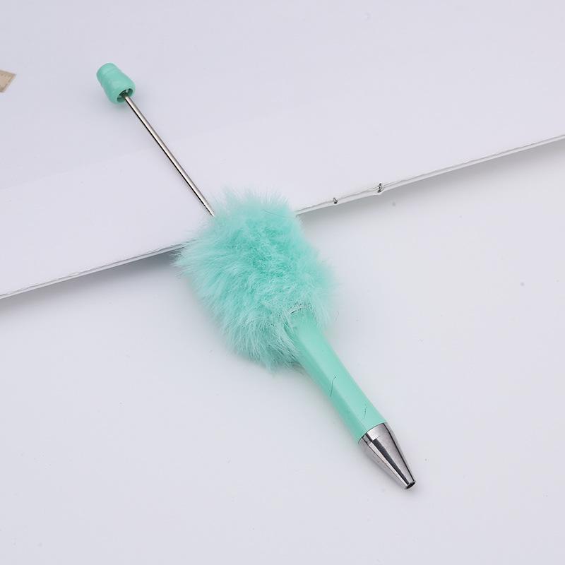 10Pcs Newest Colour Creative  Plush Ballpoint Pen Ballpoint Pen  DIY Ballpoint Pen Gift for Student Office Supplies