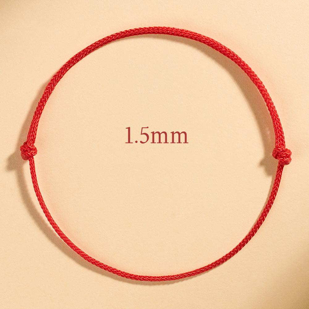 Simple Red String Bracelet for Women Men Adjustable Handmade Red Cord Bracelet for Protection and Good Luck Charm Jewelry