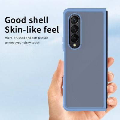 For Samsung Z Fold 4 Case Skin Friendly Ultra Thin Folding Case For Galaxy Z Fold 4 Fold4 Shockproof Translucent Soft Back Cover