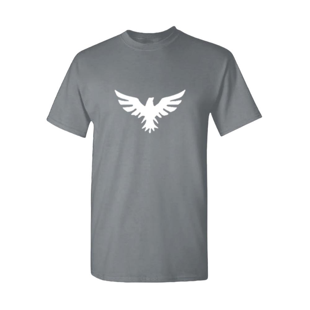 Lightweight Polyester T-shirt Men Summer Eagle Head Graphic Outdoor Leisure Oversized Breathable Comfortable Quick Dry Running T-shirt Top