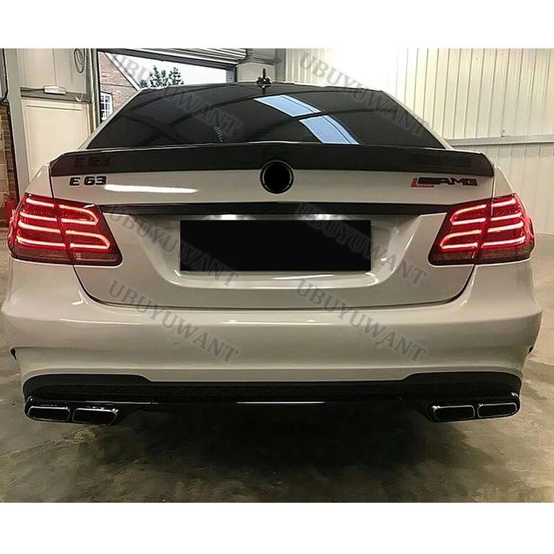 Use For Benz E Class W212 2008--2015 Sedan 4-door High-Kick Rear Deck Spoiler Lid Tail Fin Carbon FiberGood Product