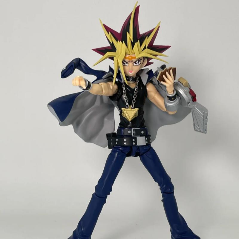 Spot Bandai Shfiguarts Shf Yami Yugi Yu-Gi-Oh Action Anime Figures Trend Playthings Model Xmas Present Collection Desktop Decoration