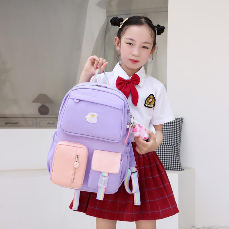 Cute And Practical Lightweight Spine Protection Backpack For Elementary School Children