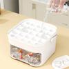 50-cube Ice Machine Large-capacity Double-layer Ice Cube Machine with Easy-to-press Lid Reusable Food Grade Ice Cube Mold