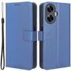 Realme C55 Flip Case, Wallet, Smart Magnet, Blue