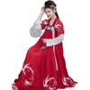 Chinese Dress Dancing Dress Tang Dynasty Hanfu Women Ancient Costume Improved Embroidery Double Breasted Skirt Women's Clothing