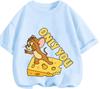 Summer Round Neck T Shirt Cute Kawaii Tom And Jerry Cartoon Print Casual Street Wear Kids Boys Girls 3 14 Years