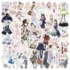 50Pcs/Set Lolita Girls Series 01 Stickers DIY Fashion Mixed Waterproof Doodle Decals Stickers