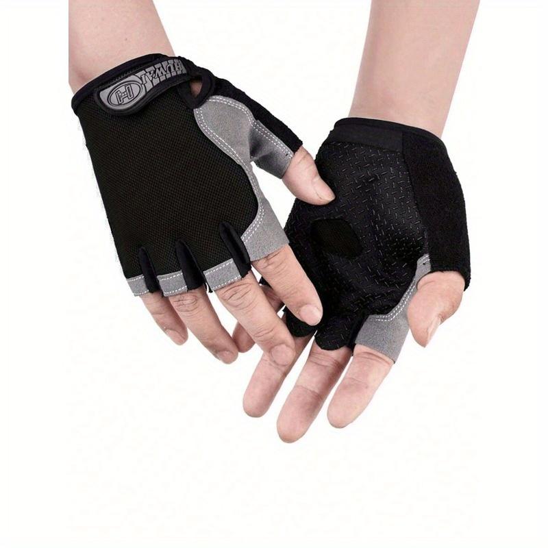 1pair Unisex Outdoor Sports Half Finger Gloves for Workout, Yoga, Cycling, Climbing, Driving, Suitable for Cycling, Riding Motorcycle and Skiing