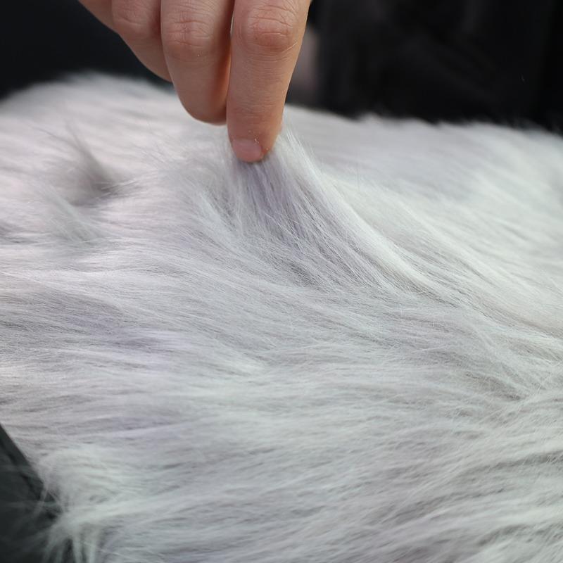 Winter Car Armrest Cushion 30x20cm Car Arm Rest Box Artificial Wool Warm Non-slip Long Plush Cover Pad Car Interior Accessories