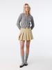 Gijun Arc Tennis Mini Skirt Beige