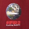 FR2 Double-sided Printing Short Sleeve T-shirt XL Henji Men's Used