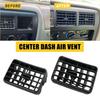 For 1996-2002 Toyota 2PCS Tacoma Front Air Vent Center Dash AC Grille Trim Black