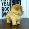 Mini Simulation Dog Plush Toys Soft Stuffed Kitten Model Fake Dog Realist Animals for Kids Girls Birthday Valentine's Day Gift
