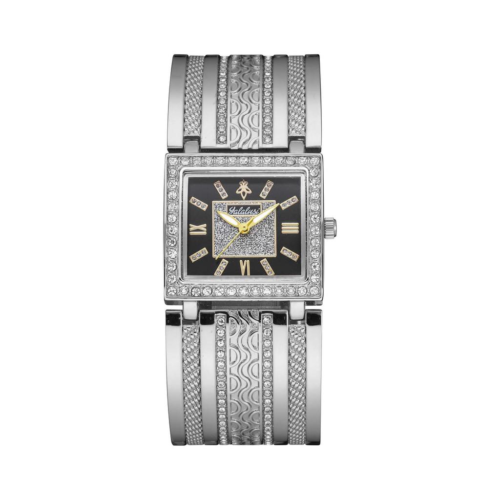 YaLalusi Gold Diamond Women's Watch with Diamond-Set Bracelet