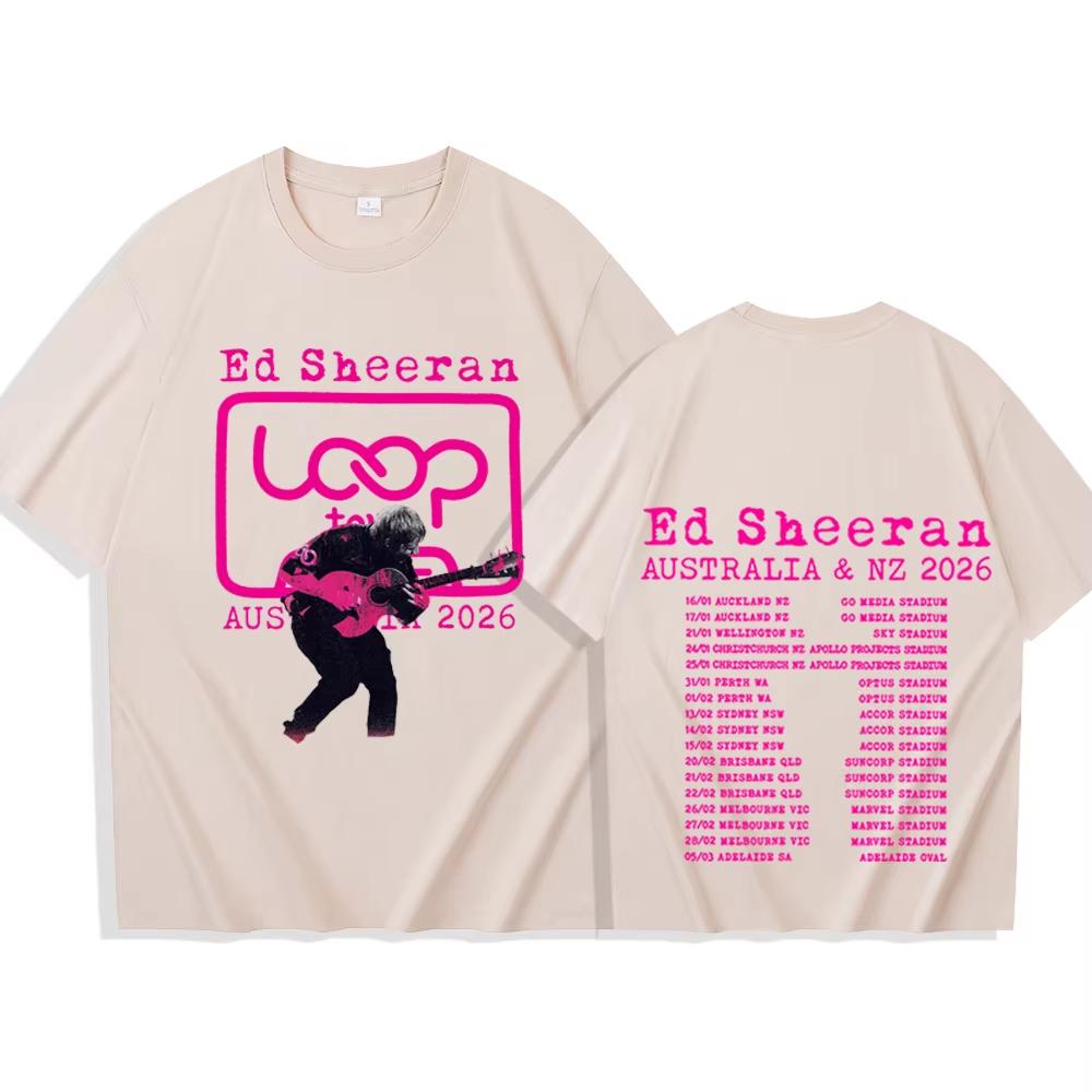 

Ed Sheeran Loop Tour 2026 Tshirt Man Woman Harajuku Oneck Casual Shirt Ed Sheeran Tshirt New Women T Shirt 2026 Men Tshirt L