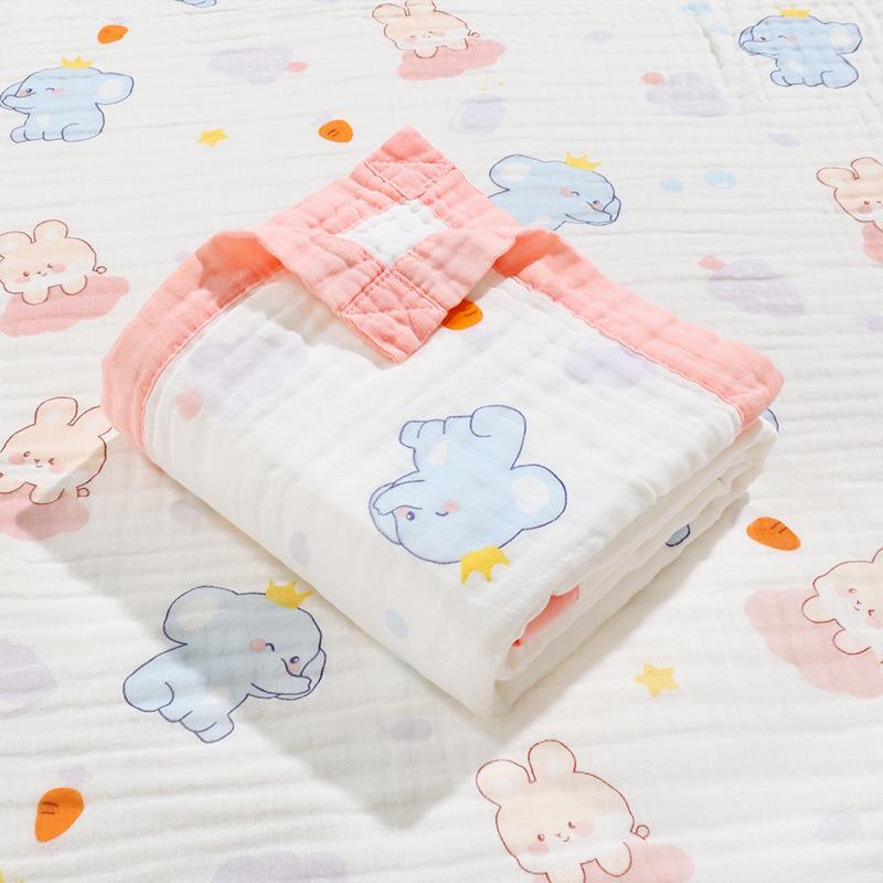 Newborn Baby Six-Layer Pure Cotton Gauze Towel and Blanket