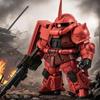 Cute Assembly Model Toy Zaku Ii Mass Production Een Version Q Version Mobile Suit Robot Model Kit for Ages 8 And Above Gift