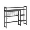 Desk Monitor Desktop 98cm X 25cm X 75cm Large Suitable for Home Easy Increased Stylish Storage Stand, Rack, 4-Tier, (L) (W) (H), Size,