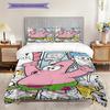 Spongebob Squarepants Day Life Bedding 1 Duvet Cover 2 Pillowcase Without Core Bedding Set Christmas Birthday Gift Duvet Cover And Pillowcase