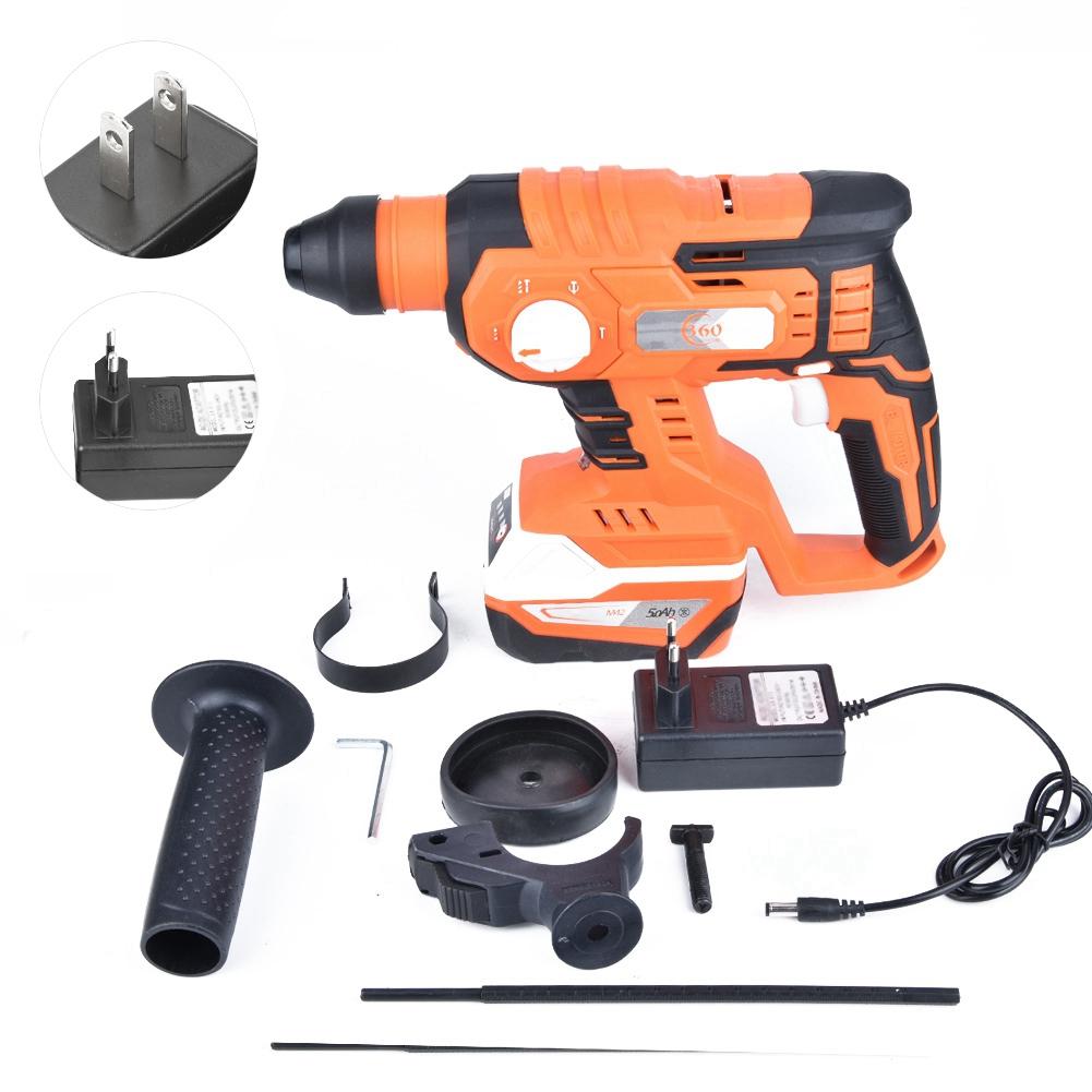 4 in 1 Lithium Battery Brushless Cordless Electric Breaker Hammer 0 1400rpm