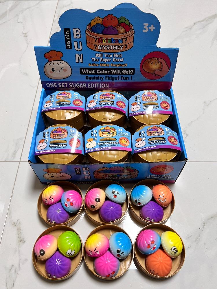 Zucker Edition Squishy Mystery Brötchen Spielzeug Farbe Langsam Rückprall Knödel Stressabbau Kneten Fidget Spielzeug Kinder Schreibtisch Dekoration Geschenk